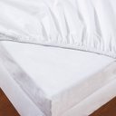 Ver imagem 4 de kit lençol casal padrao c/ elastico percal 200 fios branco
