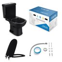 Ver imagem 2 de Kit Bacia com Caixa Acoplada Mariana Preto - Cbmar12 - Icasa