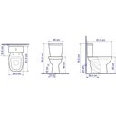 Ver imagem 3 de Kit Bacia com Caixa Acoplada Mariana Preto - Cbmar12 - Icasa