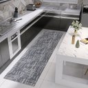 Ver imagem 1 de Tapete Passadeira 1,30 X 0,45 Cinza Cozinha Banheiro Corredor Decorativa Rústica Antiderrapante