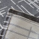Ver imagem 4 de Tapete Passadeira 1,30 X 0,45 Cinza Cozinha Banheiro Corredor Decorativa Rústica Antiderrapante