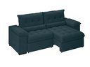 Ver imagem 3 de Sofá Alion 2,15m Retrátil e Reclinável Suede Petróleo - Xflex Sofás