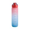 Garrafa de Água Colorida com Canudo e Marcador 900ml - 6