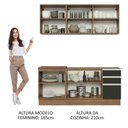 Ver imagem 7 de Cozinha Completa 180005 Com Armário E Balcão Rustic/Preto