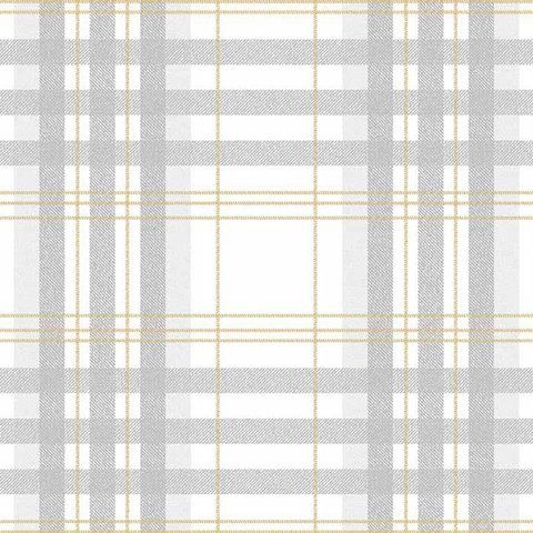 Papel de Parede Infantil Xadrez Cinza Sonhos 4228