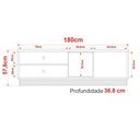 Ver mais imagens de Rack 1 Porta Para Tv 42 Polegadas Ra2002 Natural Off White Tecno Mobili Natural Off White