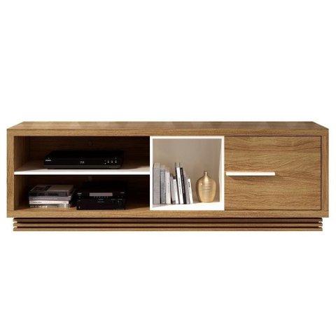 Rack 1 Porta Para Tv 42 Polegadas Ra2002 Natural Off White Tecno Mobili Natural Off White
