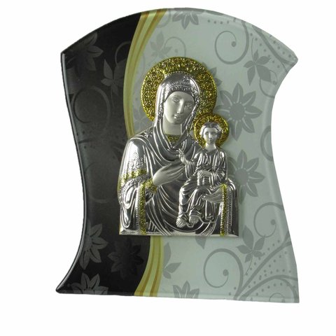 Estatueta Decorativa Nossa Senhora em Cristal - 18x17x10cm Prime Home Decor 36981