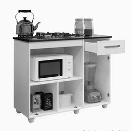 Kit Balcão com Forno 48 Litros 127v e Fogão Cooktop 5 Bocas - 6