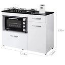 Ver imagem 2 de Kit Balcão com Forno 48 Litros 127v e Fogão Cooktop 5 Bocas