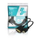 Ver imagem 1 de Cabo Dvi 24+1 x HDMI Macho 3 Metros 018-8703 Chipsce 5+