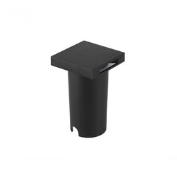 Balizador de Solo Led Flat 2 Fachos 1w 3000k Preto 5,5x5,5x9cm - Taschibra - 1