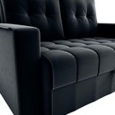 Ver imagem 4 de Sofá Cama Milão 2 Lugares 140cm Preto Veludo