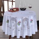 Ver imagem 1 de Toalha de Mesa Suzi com Transfer Redonda