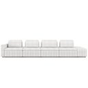 Ver imagem 5 de Sofá Ilha e Puff Sala Living 505cm Siesta M22 Boucle Branco - Mpozenato