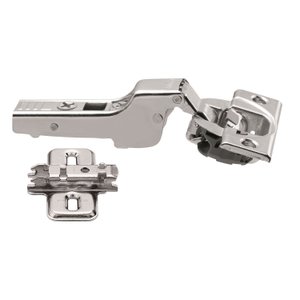 Dobradiça 35mm 107º graus Clip Top Blumotion Curva Niquelada com Amortecedor Blum 01 unidade