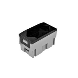 Tomada Fêmea Pezzi 10A 3P NBR Preto - QT MOV - 1