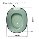 Ver imagem 3 de Assento Sanitário Almofadado Aspen Deca Verde Malva
