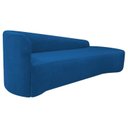 Ver imagem 4 de Recamier Curvo Orgânico 180cm 3 Lugares Lado Direito para Sala de Estar em Linho Paris