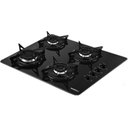 Ver imagem 1 de Fogão de Mesa Nardelli Nv4 Vidro Preto/Flange Esmal - Bivolt