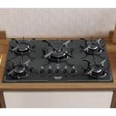 Ver imagem 5 de Fogão Cooktop a Gás Itatiaia 5 Bocas Vidro Temperado Tripla Chama Preto Bivolt