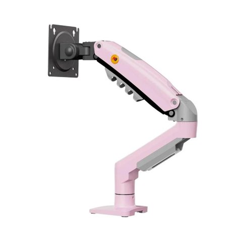 Suporte para Monitor / TV até 30 - Articulado - Rotação, Inclinação e Giro - Vesa - Rosa - F80-