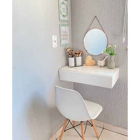 Gaveta Porta Maquiagem Suspensa com Divisória 60cm