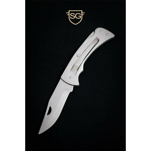 Canivete Sg Inox 8cm com Clip de Bolso