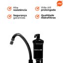 Ver imagem 5 de Filtro Pop Torneira de Parede 15 Micra Preto Hidrofiltros