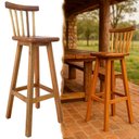 Ver imagem 4 de Banqueta Irã em Madeira Maciça de Demolição – Alta Resistência e Estilo Rústico