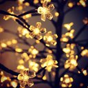 Ver imagem 2 de Luminária Árvore Abajur Cerejeira Decoração 48 LEDs Bivolt