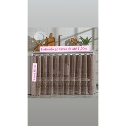 Cortina Vitro Renda Valencia Desert Lisa 2,00larg X0,80 Alt - 4