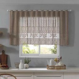 Cortina Vitro Renda Valencia Desert Lisa 2,00larg X0,80 Alt - 2