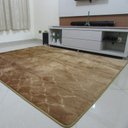 Ver imagem 1 de Tapete Aveludado 3D Estampado Bege 2,00Mx2,50M-Textil Design