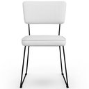 Ver imagem 6 de Kit 08 Cadeiras Decorativas Para Sala De Jantar Allana L02 Facto Branco - Lyam Decor