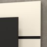 Estante Painel Tv 40 42 47 48 50 55 60 65 Polegadas Nicho Sala Quarto 1800 Off White/Preto RPM - 3