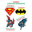 Ver imagem 2 de Kit Adesivos Resinados Super Heróis Estilo Hq Decorativo