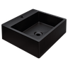 Cuba Pia para Banheiro de Apoio Lavabo 40cmx37cm - Genova Preto - 7