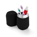 Ver imagem 2 de Porta Escovas e Creme Dental com Tampa Preto com Prata 8780 - Arthi