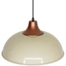 Luminária Pendente Open M Nude e Cobre - 6
