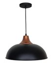 Ver imagem 4 de Luminária Pendente Open M Preto e Cobre