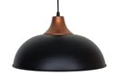 Ver imagem 2 de Luminária Pendente Open M Preto e Cobre