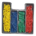 Ver imagem 4 de Jogo 300 Brocas Bits Pontas Philips Fenda Buchas Colorida Kit Furadeira Furar e Fixar Completo