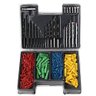 Jogo 300 Brocas Bits Pontas Philips Fenda Buchas Colorida Kit Furadeira Furar e Fixar Completo - 1