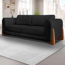 Ver imagem 6 de Sofa Jolie 3 Lugares 200cm Pes Boomerang Linho Boucle 3304 Ezz 3304