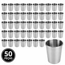 Ver imagem 4 de Kit com 50 Copos Frigopro Inox 230ml 7,5x7,5x8,7cm Aço Inoxidável