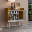 Ver imagem 3 de Aparador Café Naturalle/off White Ii – Bechara Móveis