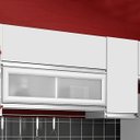 Ver imagem 2 de Armário Aéreo 3 Portas e Adega Ébano Espresso Móveis