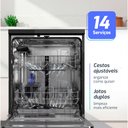 Ver imagem 3 de Lava Louças Hq Digital 14 Serviços Preta Hq-LL14SD