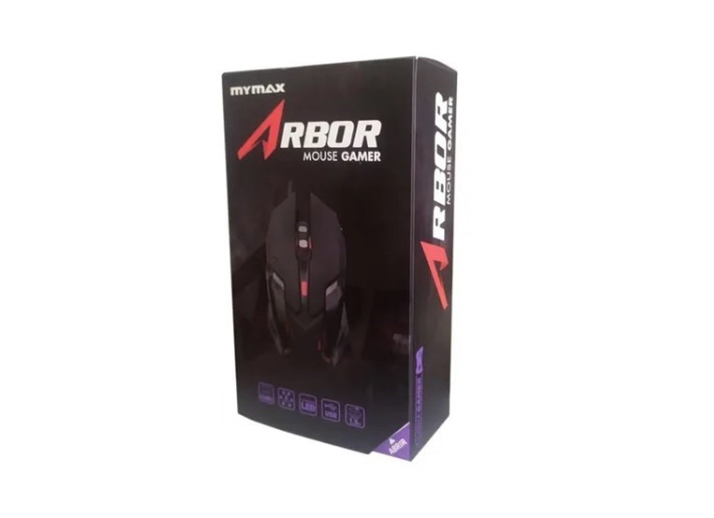 Mouse Gamer Mymax Arbor 2400 DPI com Led Vermelho (OPM-ARBOR/RD) - 11